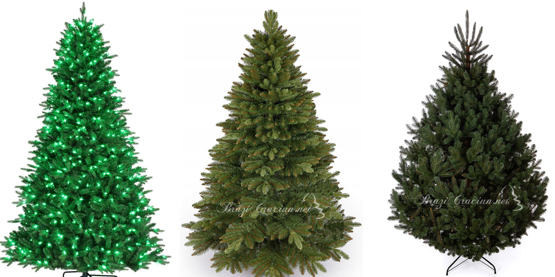 brad artificial ieftin vs brad artificial de lux vs brad artificial cu aspect natural