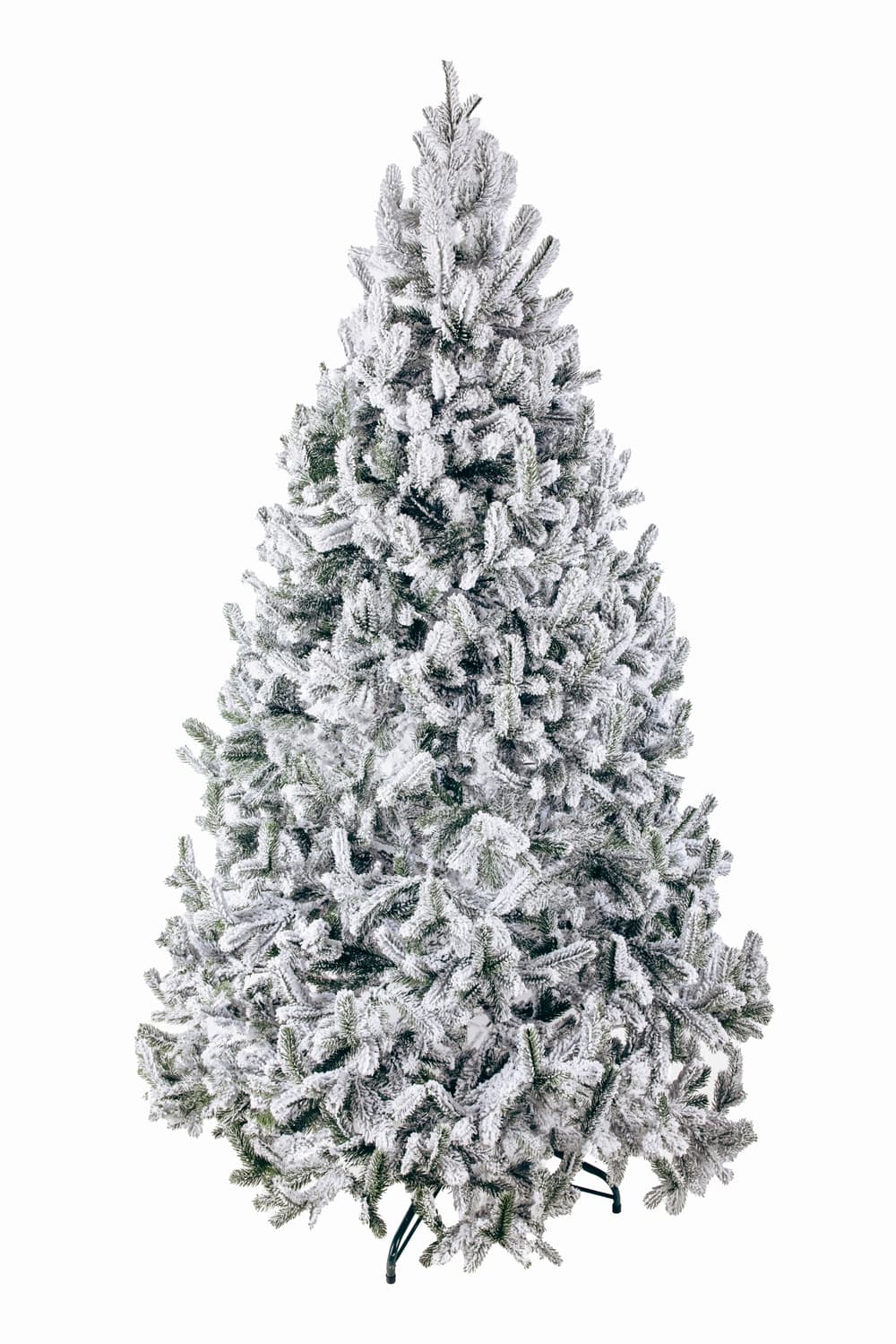 напълно бялата заснежена пълна 3D елха Winter Crown с височина 3 метра
