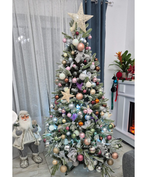 Изкуствена елха Montan 3D + 2D - 220 cm