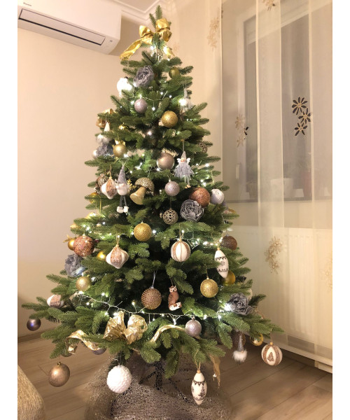 Изкуствена елха Premium Lux 3D + 2D - 220 cm