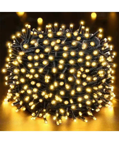 Инсталация за елха топла светлина 200 LED 16 м