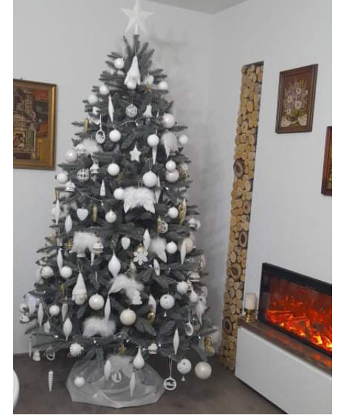 Изкуствена елха Silver 220 cm