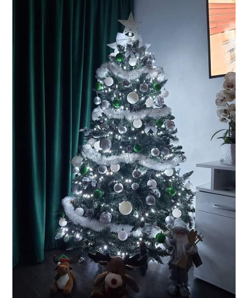 Изкуствена елха Nevada 220 cm