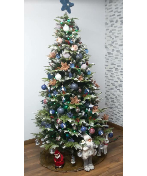 Изкуствена елха Realistic 3D + 2D - 220 cm