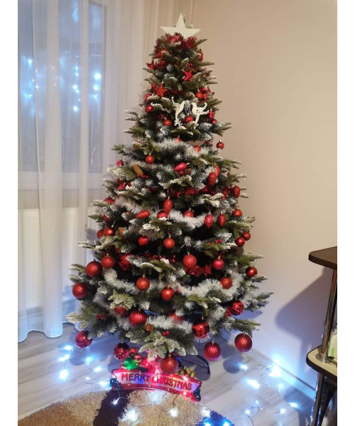 Изкуствена елха Realistic 3D + 2D - 220 cm